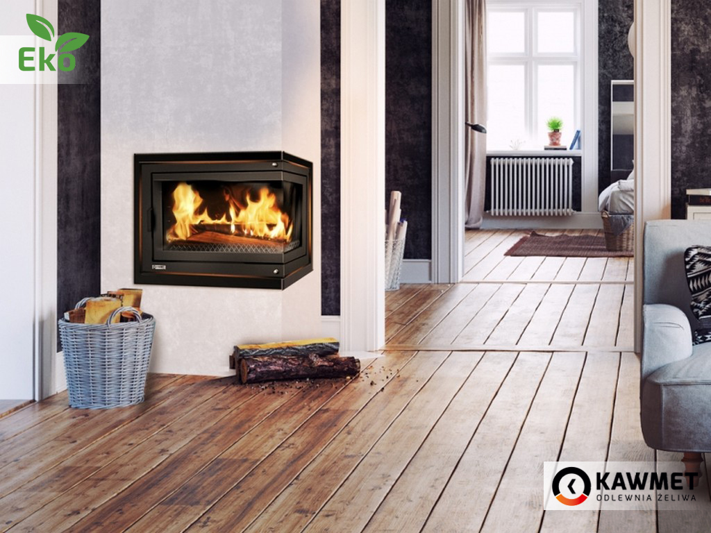 Камінна топка KAWMET W17 праве бокове скло (16.1 kW) EKO (3)